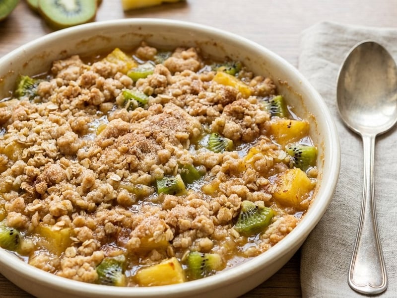 Exotic Fruit Crumble