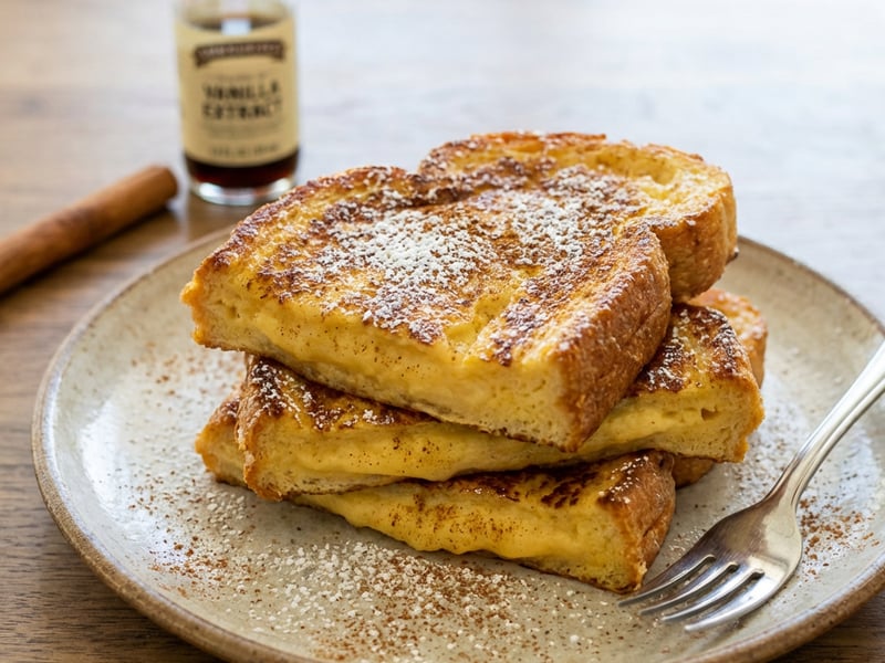 Vanilla and Cinnamon French Toast