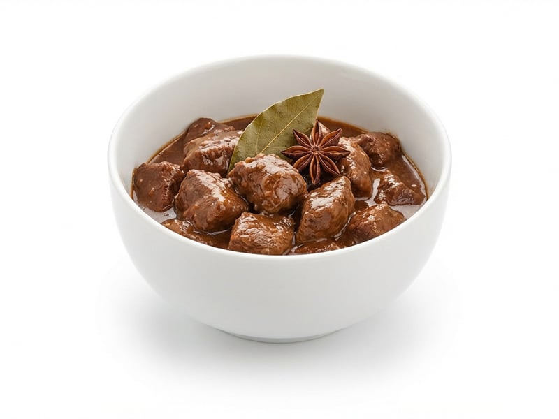 Venison Goulash with Star Anise and Bay Leaves