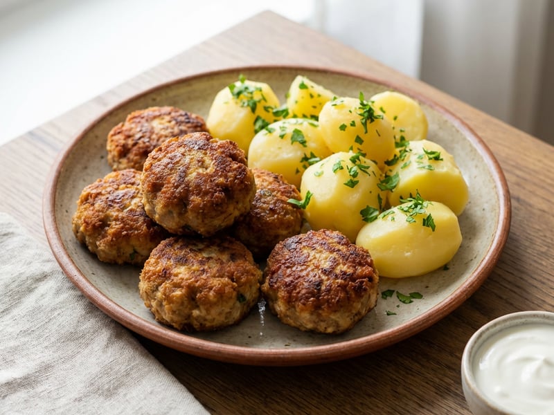 Traditional Pork and Beef Meatballs