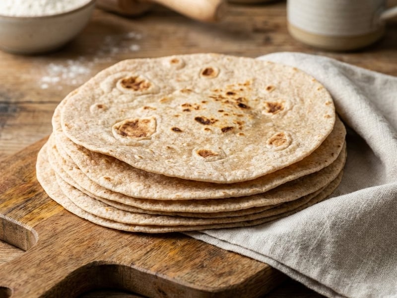 Tortilla integrală de casă