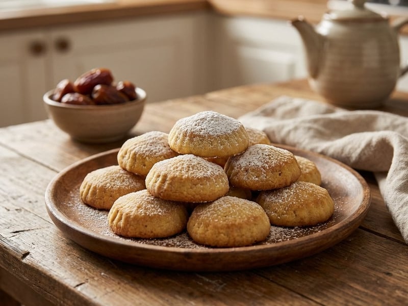 Biscuiți arabi cu curmale