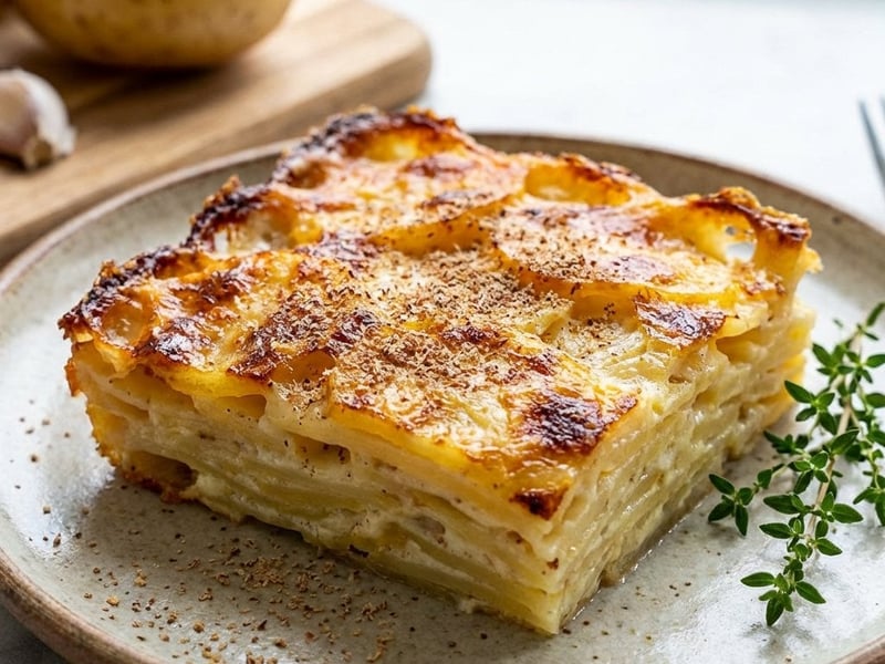 Cartofi gratinați franțuzești