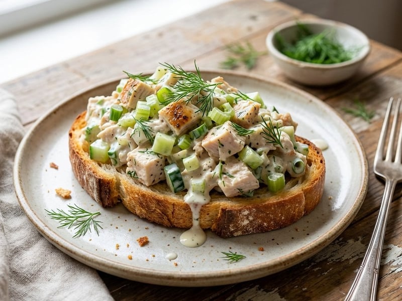 Chicken Salad Sandwich with Sourdough Bread