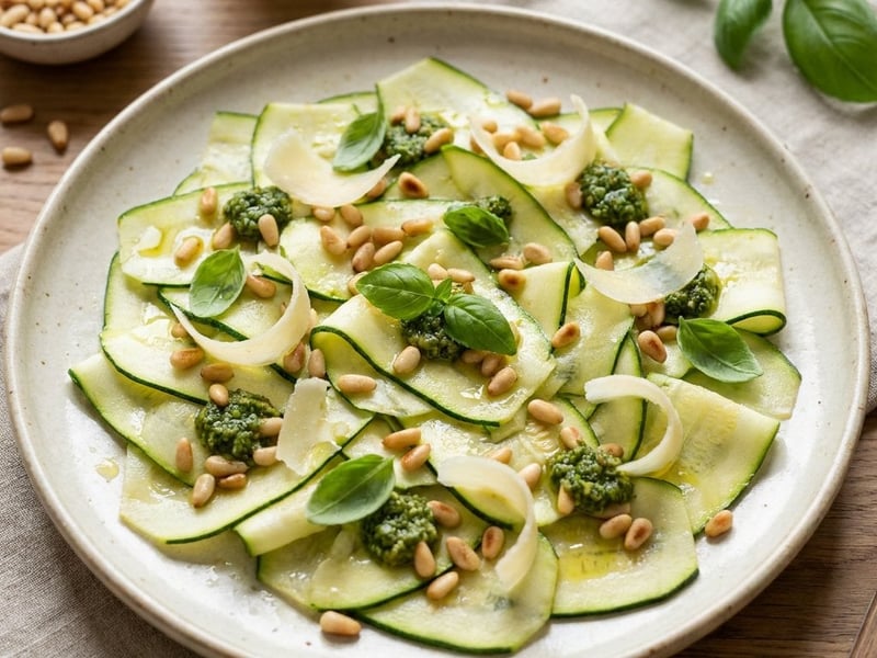Carpaccio de dovlecel | Aperitiv Proaspăt și Rapid