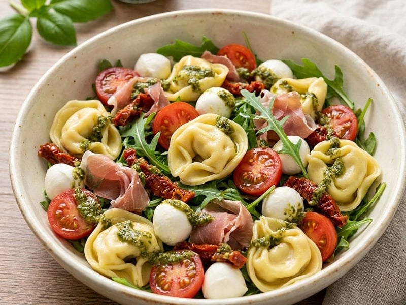 Salată toscană cu tortellini | Prânz rapid de vară