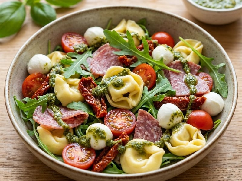 Tuscan tortellini salad | Quick summer lunch