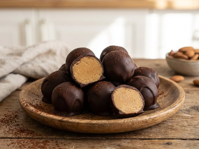 Sweet chickpea balls | Quick snack