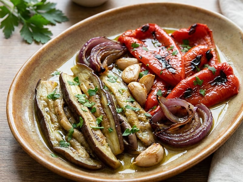 Escalivada catalană la cuptor | Deliciu mediteranean