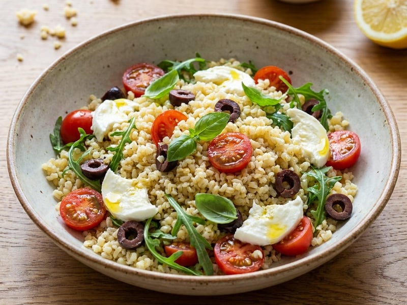 Tuscan bulgur salad | Nourishing summer lunch