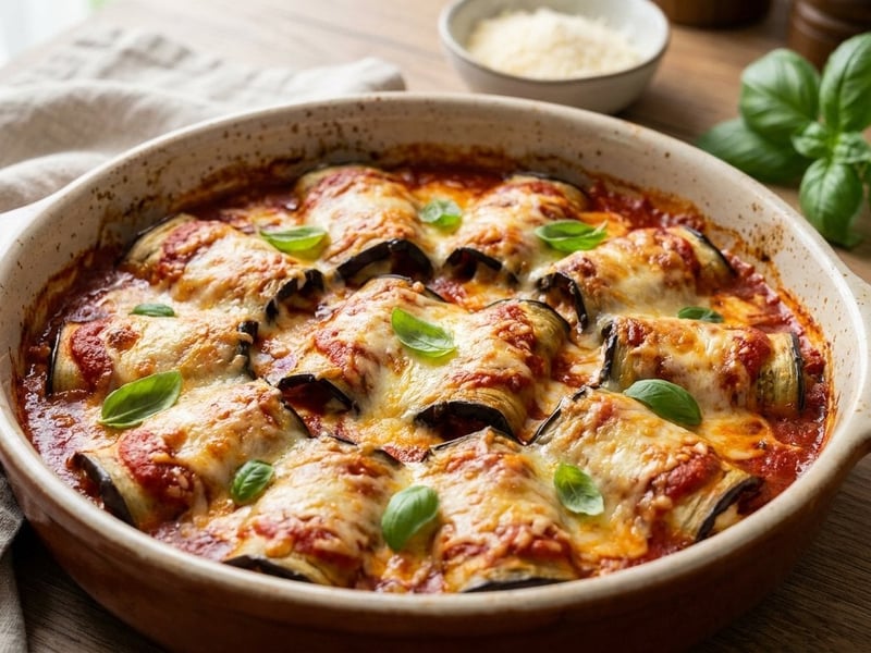 Involtini de vinete cu ricotta | Clasic italian la cuptor