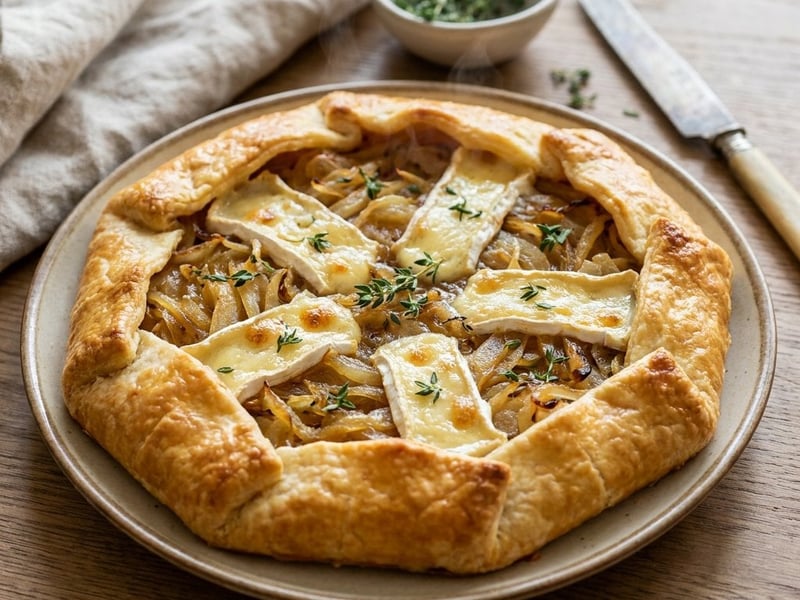 Rustic Camembert Tart | Authentic French Flavor