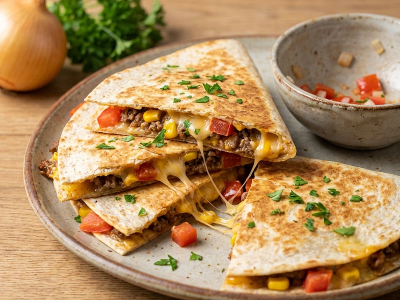 Beef and Cheese Quesadilla