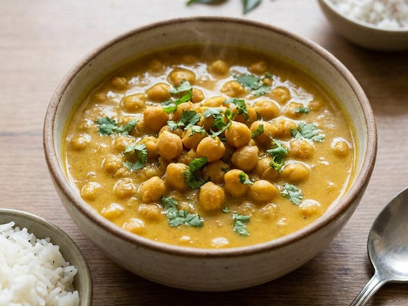 Kadala Curry | Curry indian de năut cu lapte de cocos