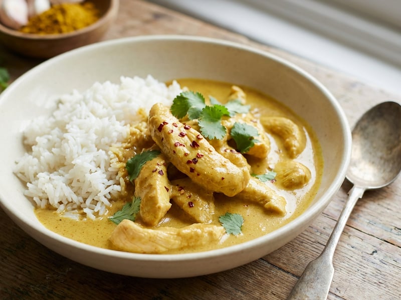 Chicken Curry with Jasmine Rice