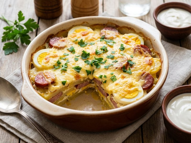 Baked French Potatoes | Traditional Recipe