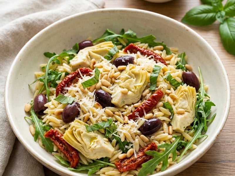 Salată toscană de orzo cu anghinare | Prânz de vară
