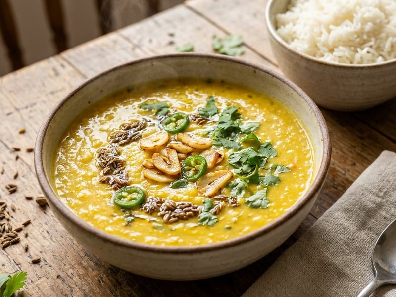 Dal Tadka | Aromatic Indian Yellow Lentil Curry