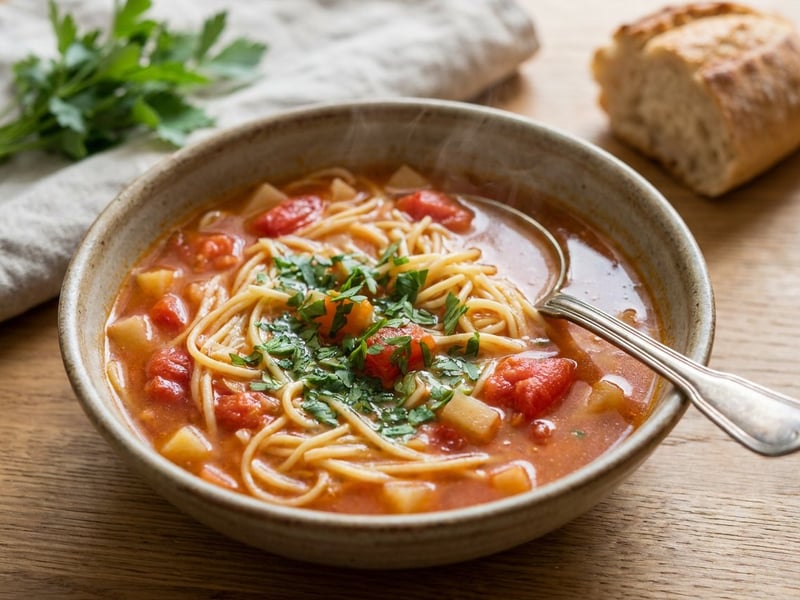 Summer Tomato Sour Soup | Fresh and Flavorful