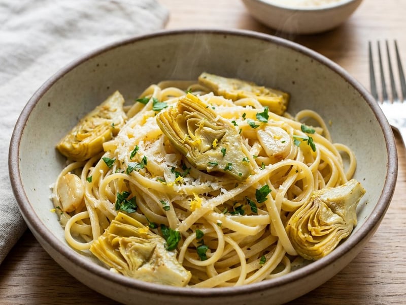 Linguine with Artichokes and Lemon | 20-Minute Italian Dinner