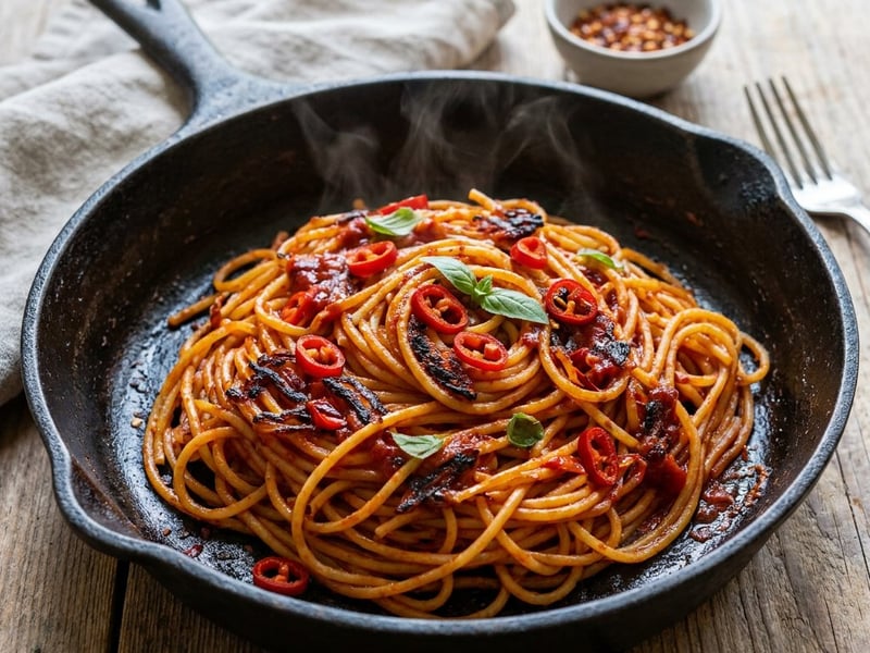 Spaghetti all'Assassina | Crispy Pasta from Bari