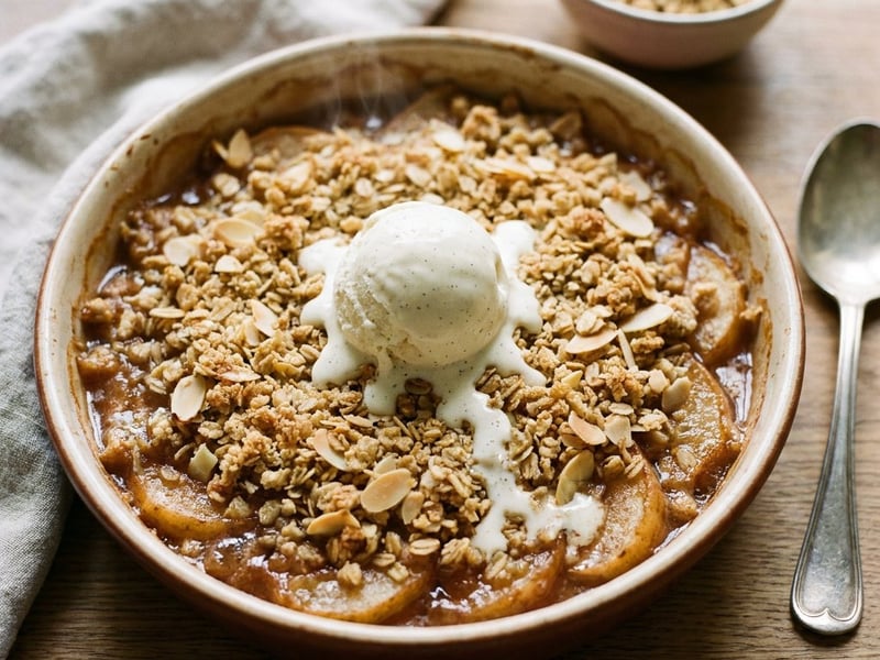 Crumble cu pere