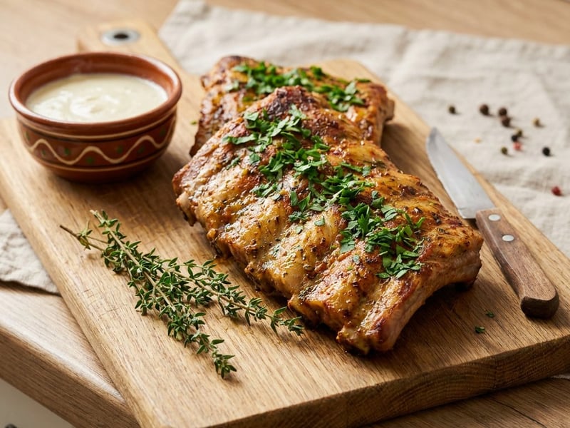Scăricică de porc marinată la grătar | Fragedă și suculentă
