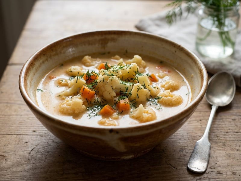 Ciorbă ardelenească de conopidă | Cremoasă și aromată
