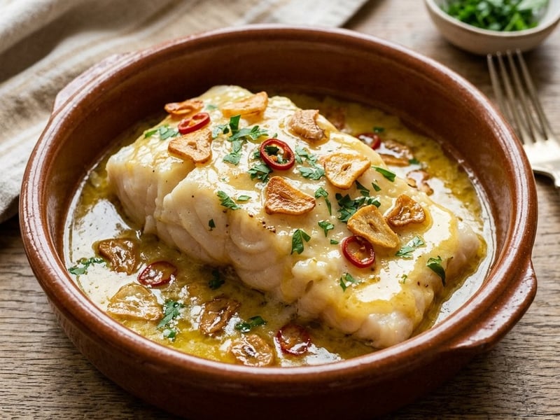 Cod al Pil-Pil | Tender and Flavorful Basque Delight