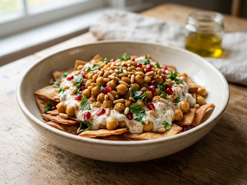 Salată Fatteh cu năut | Prânz oriental aromat