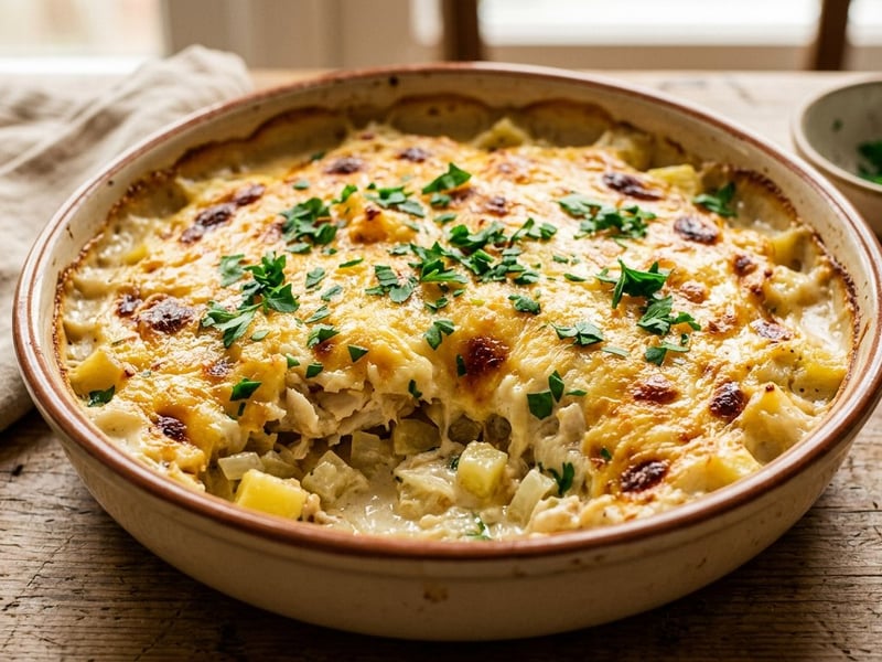 Bacalhau com Natas | Portuguese Cod Gratin