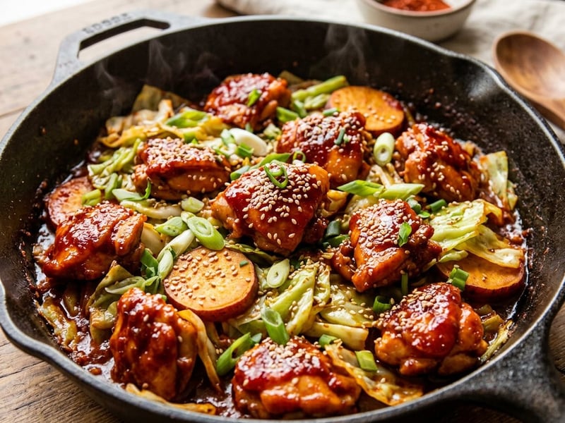 Chuncheon Dakgalbi | Street food coreean savuros