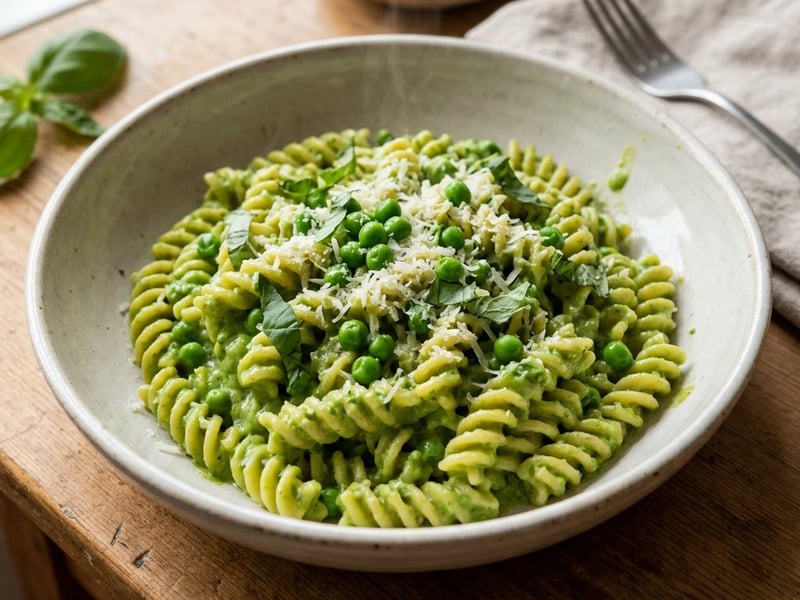 Paste cu mazăre și parmezan | Clasic italian rapid
