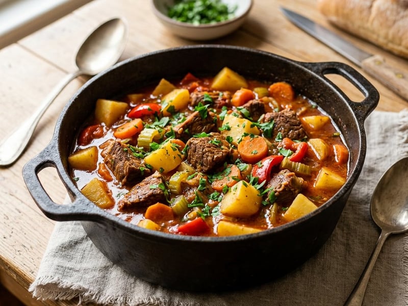Butcher-Style Beef Stew | Tender and Oven-Browned