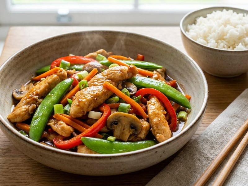 Pui Chop Suey la wok | Cină asiatică în 15 minute