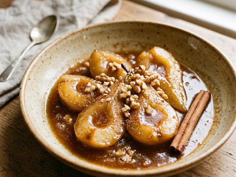 Sweet Pear Stew | Traditional Autumn Dessert