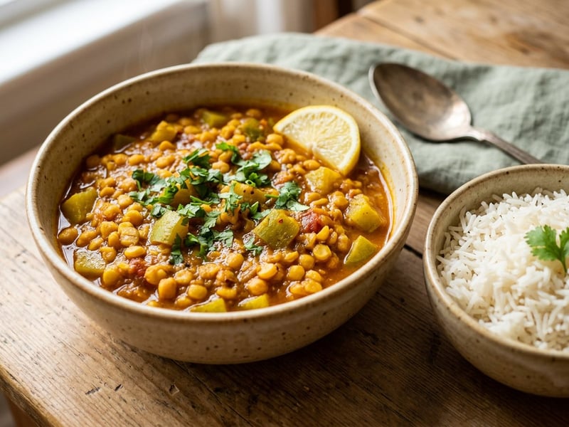Lauki Chana Dal | Indian Chickpea and Zucchini Curry