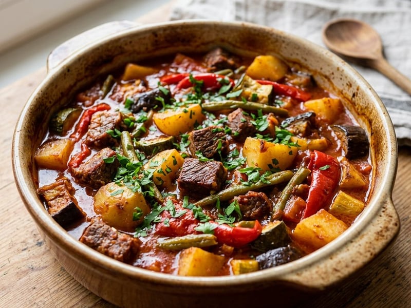 Oven-Baked Butcher's Beef Stew | Rich Romanian Classic