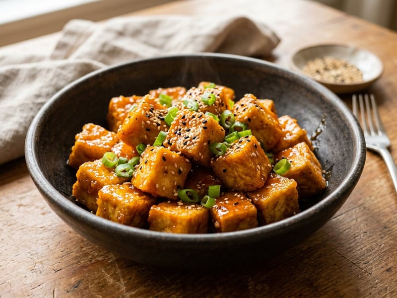 Crispy Wok Tofu with Orange Sauce | 15-Minute Dinner