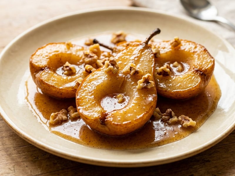 Caramelized Pears in Butter | Aromatic Traditional Dessert