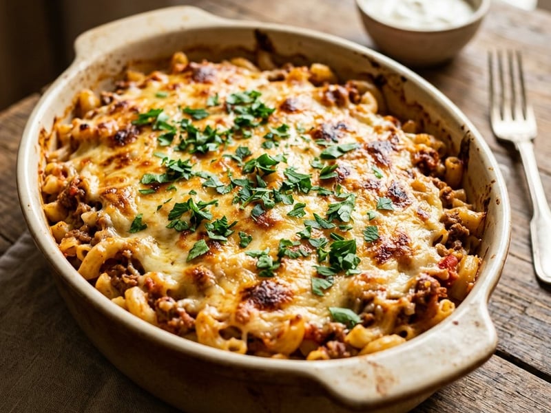 Baked Macaroni with Minced Meat | Authentic Homemade Taste