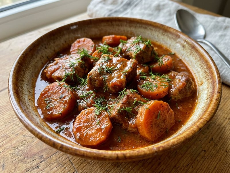 Pork Stew with Carrots | Sweet and Tender Tradition