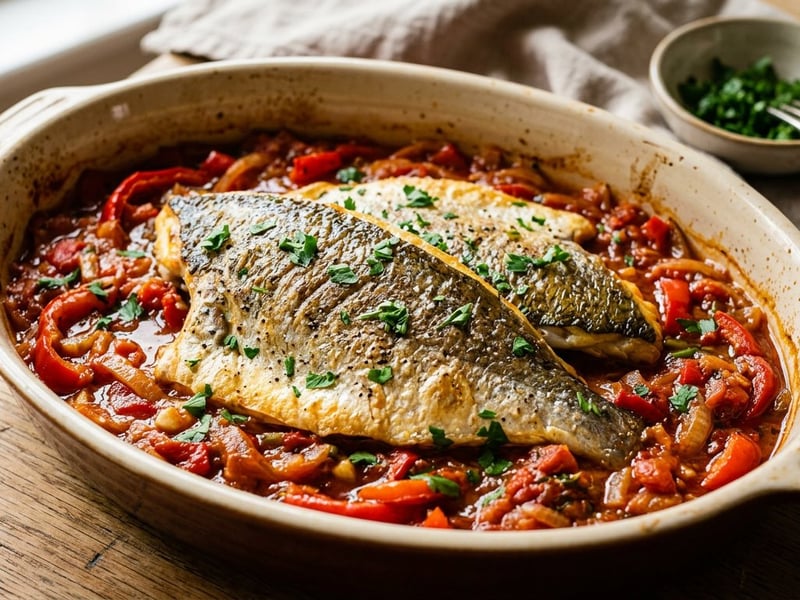 Dorada a la Roteña | Andalusian-Style Baked Fish