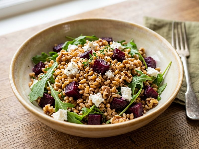 Tuscan Farro Salad with Beetroot | Autumn Lunch