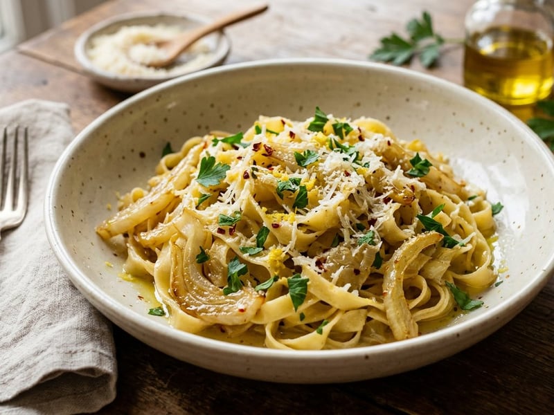 Pasta with Caramelized Fennel | Taste of Italy