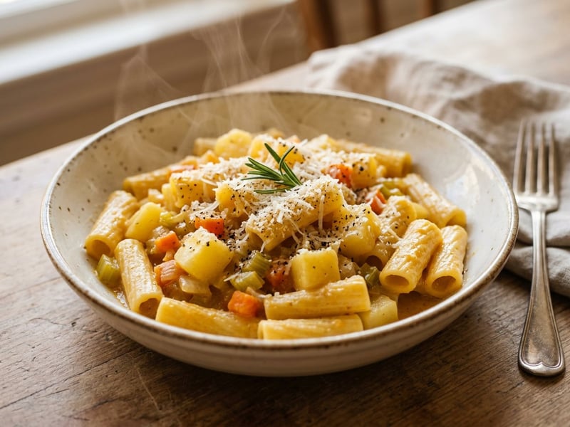 Pasta e patate alla napoletana | Clasic italian cremos