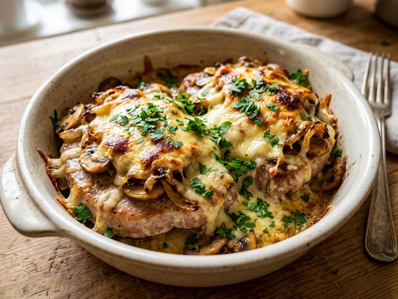 Cotlete de porc haiducești la cuptor | Fragede și gratinate