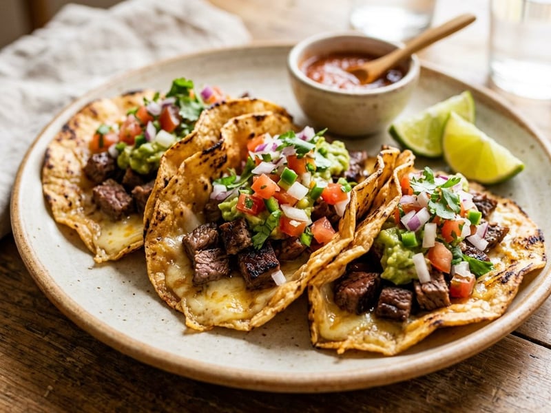 Vampiros mexicane cu vită | Street food crocant