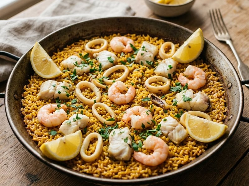 Arroz del senyoret | Spanish Seafood Rice