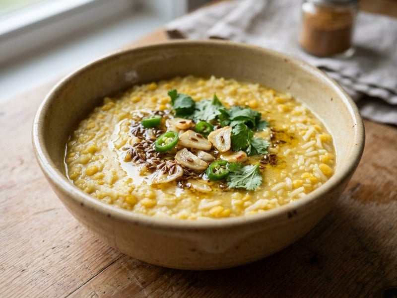 Dal Khichdi | Traditional Indian Lentil and Basmati Rice Curry